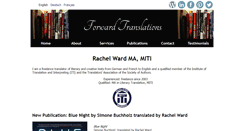 Desktop Screenshot of forwardtranslations.co.uk